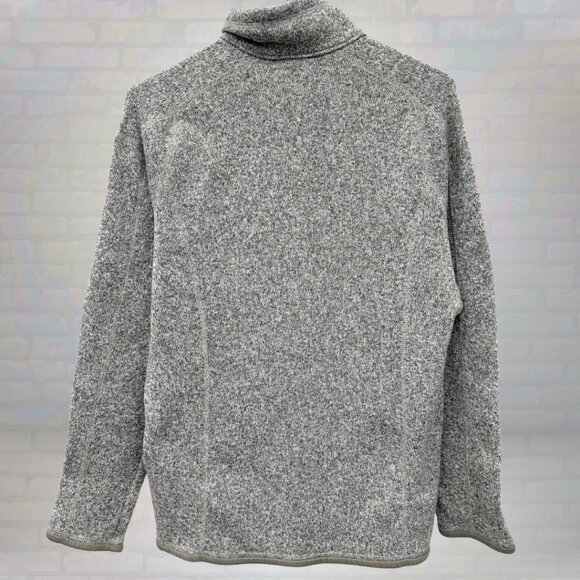 Patagonia Better Sweater 1/4 Zip Pullover - Gray Fleece Jacket Size Ladies Large - Picture 2 of 4